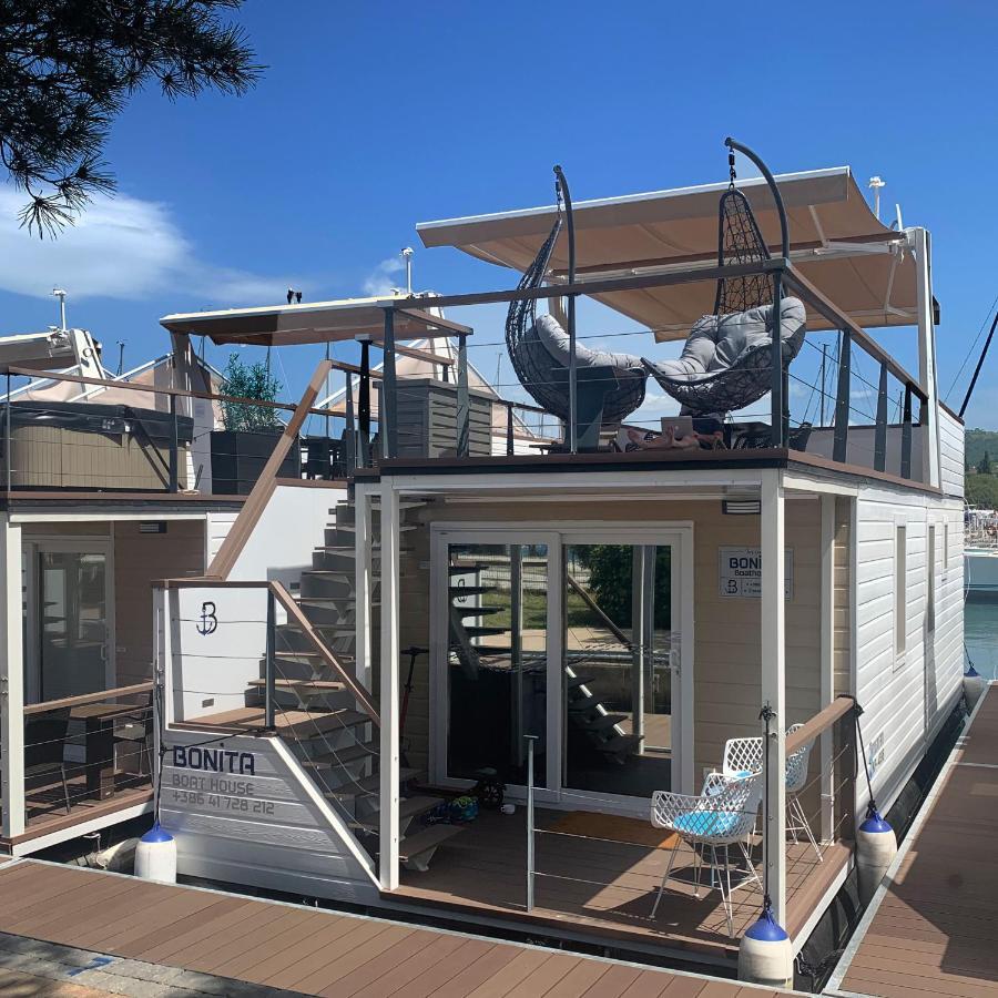 Bonita Houseboat Apartment Portorose ภายนอก รูปภาพ